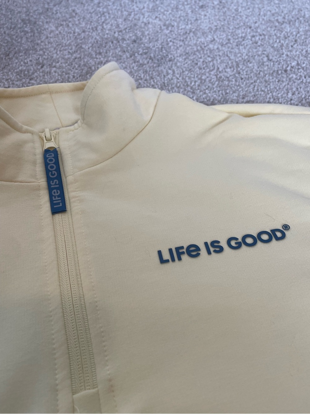 Cropped Life is Good Zip - Picture 3 of 6